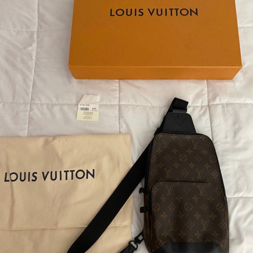 Louis Vuitton Brown Monogram Sling Belt Bag